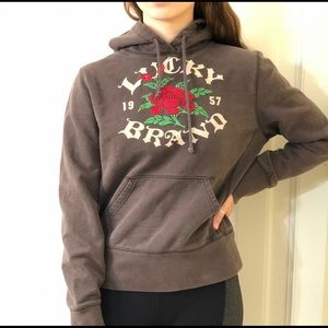 Lucky brown sweater